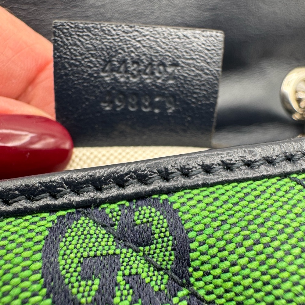 Gucci GG Canvas Small Marmont Matelassê Shoulder bag. - Picture 14 of 15